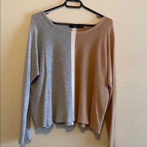 Neutral coloured sweater